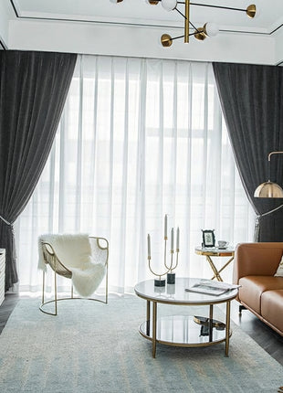 Rideau Occultant Velours Vert Forêt Chambre