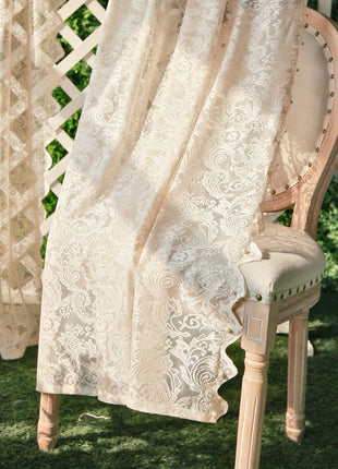 Voilage Dentelle Salon Vintage