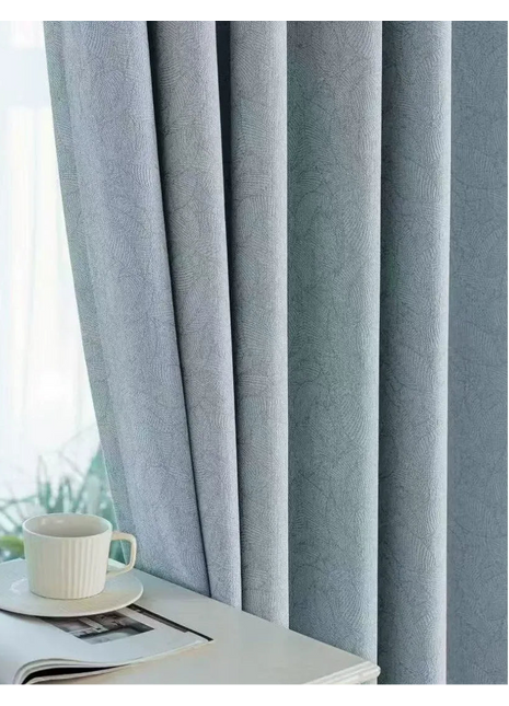 Rideau Bleu Elegant Moderne