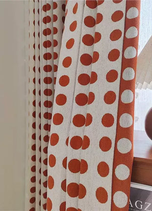 Rideau avec motifs rond