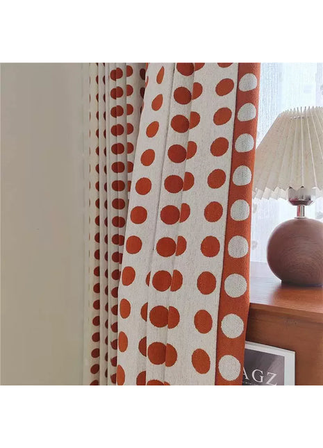 Rideau avec motifs rond
