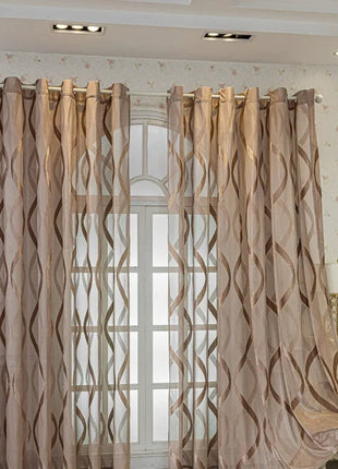 Voilage Blanc Motifs Moderne