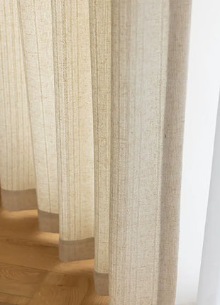 Rideau Beige Clair style Japonais