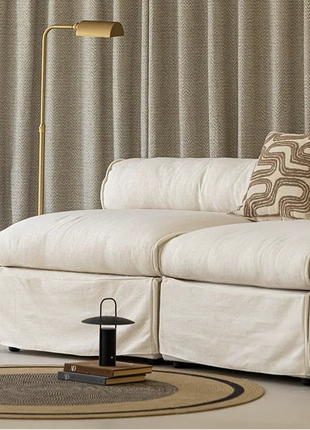 Rideau Ton Beige Chevrons