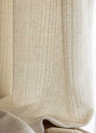 Rideau Beige Clair style Japonais