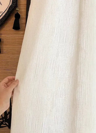Rideau Blanc Opaque Tendance