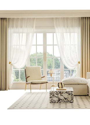 Rideau Beige Lin Elegant