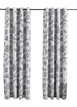 Rideau Blanc Motifs Moderne