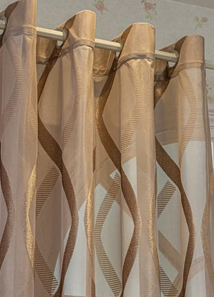 Voilage Blanc Motifs Moderne