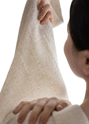 Rideau jacquard chenille beige isolant