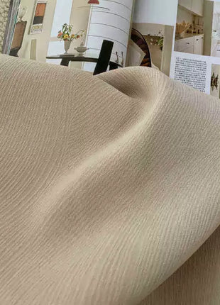Rideau jacquard velours chenille motif vague