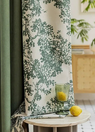 Rideau Motif Vert