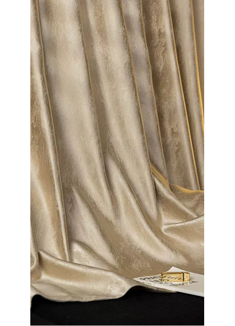 Rideau Beige Doré Elegant