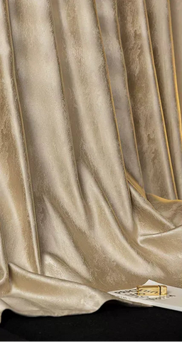Rideau Beige Doré Elegant
