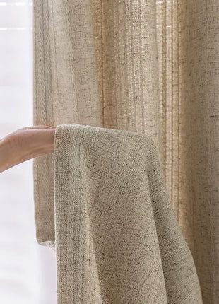 Rideau Beige Clair style Japonais