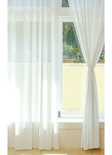 Voilage Salon Motifs Courbes
