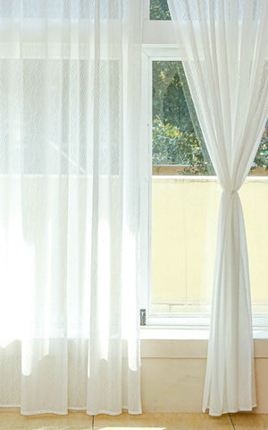 Voilage Salon Motifs Courbes