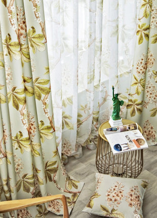 Rideau Chambre Vintage Nature