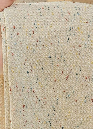 Rideau bouclette écru chiné cosy chambre
