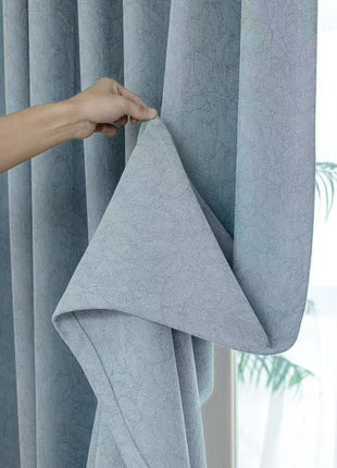 Rideau Bleu Elegant Moderne