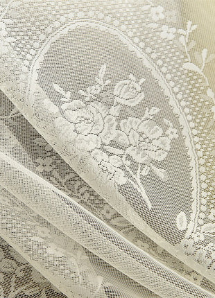 Voilage Floral Brodé Chambre