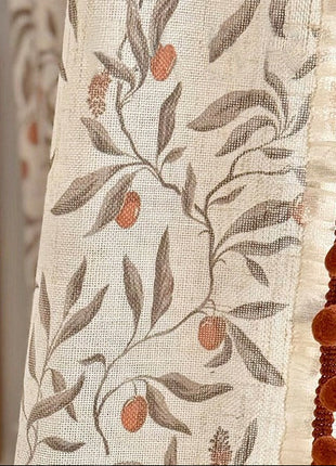 Rideau Blanc Motifs Provençaux