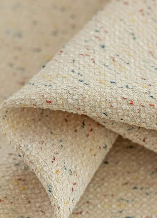 Rideau bouclette écru chiné cosy chambre