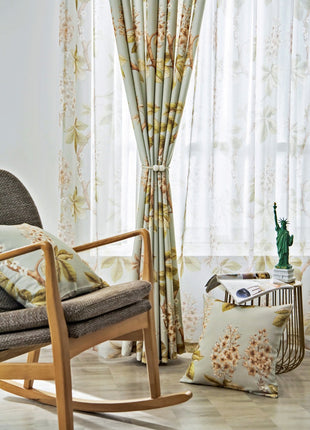 Rideau Chambre Vintage Nature