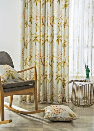 Rideau Chambre Vintage Nature
