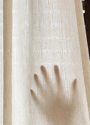 Rideau Blanc Opaque Tendance