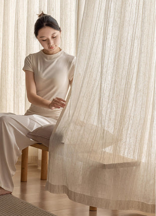 Voilage Lin Salon Tamisant