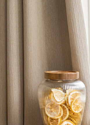 Rideau motif discret salon