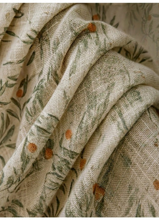 Rideau Vert Provencal Feuilles