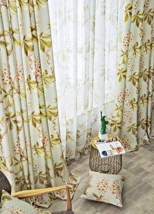 Rideau Chambre Vintage Nature