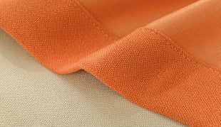 Rideau Orange Salon Moderne