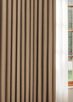 Rideau occultants en tissu texturé chevron salon