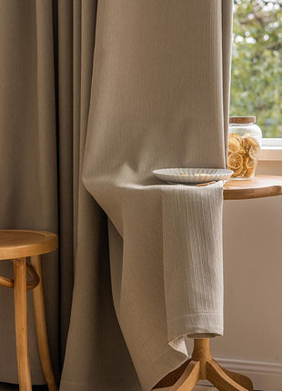 Rideau motif discret salon