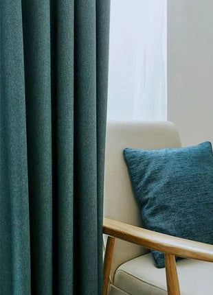 Rideau occultant chenille sur mesure