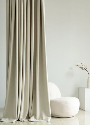 Rideau Blanc Cassé Chenille