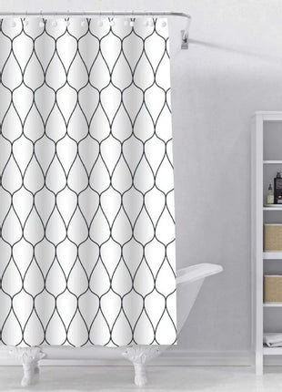 Rideau de Douche motif Geometrique (L180cm x H200cm)