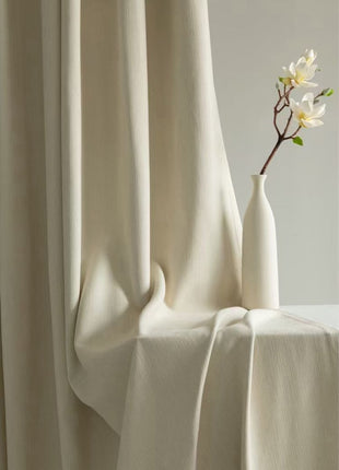 Rideau Blanc Cassé Chenille
