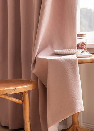 Rideau motif discret salon