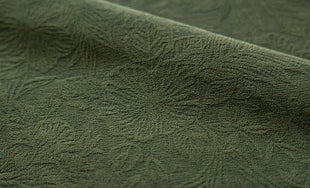 Rideau isolant jacquard chenille salon vert
