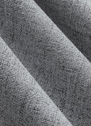 Rideau occultant gris foncé jacquard