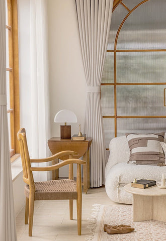 Rideau Beige Lin Moderne