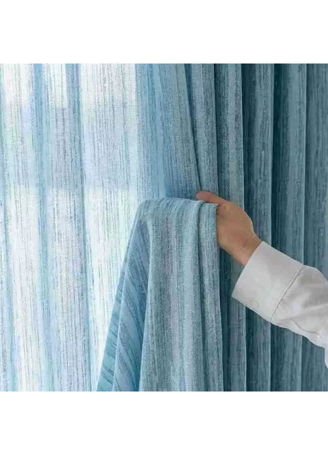 Rideau Couleur Bleu Ciel