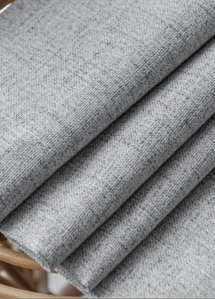 Rideau occultant gris foncé jacquard