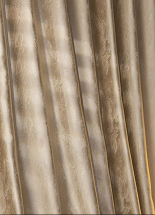 Rideau Beige Doré Elegant