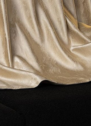 Rideau Beige Doré Elegant