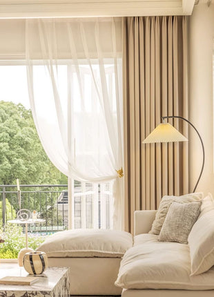 Rideau Beige Lin Elegant
